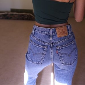 VTG Levi’s 512 3 JR M Medium Wash Denim Jeans